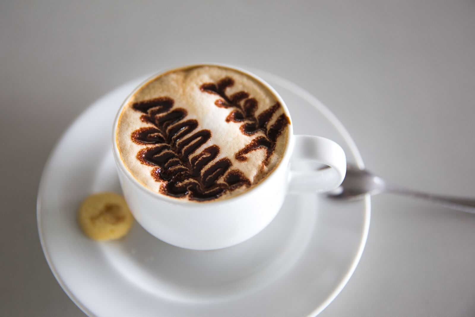 Canon EF 24-70mm F2.8L II USM sample photo. Art, coffee, cappuccino photography