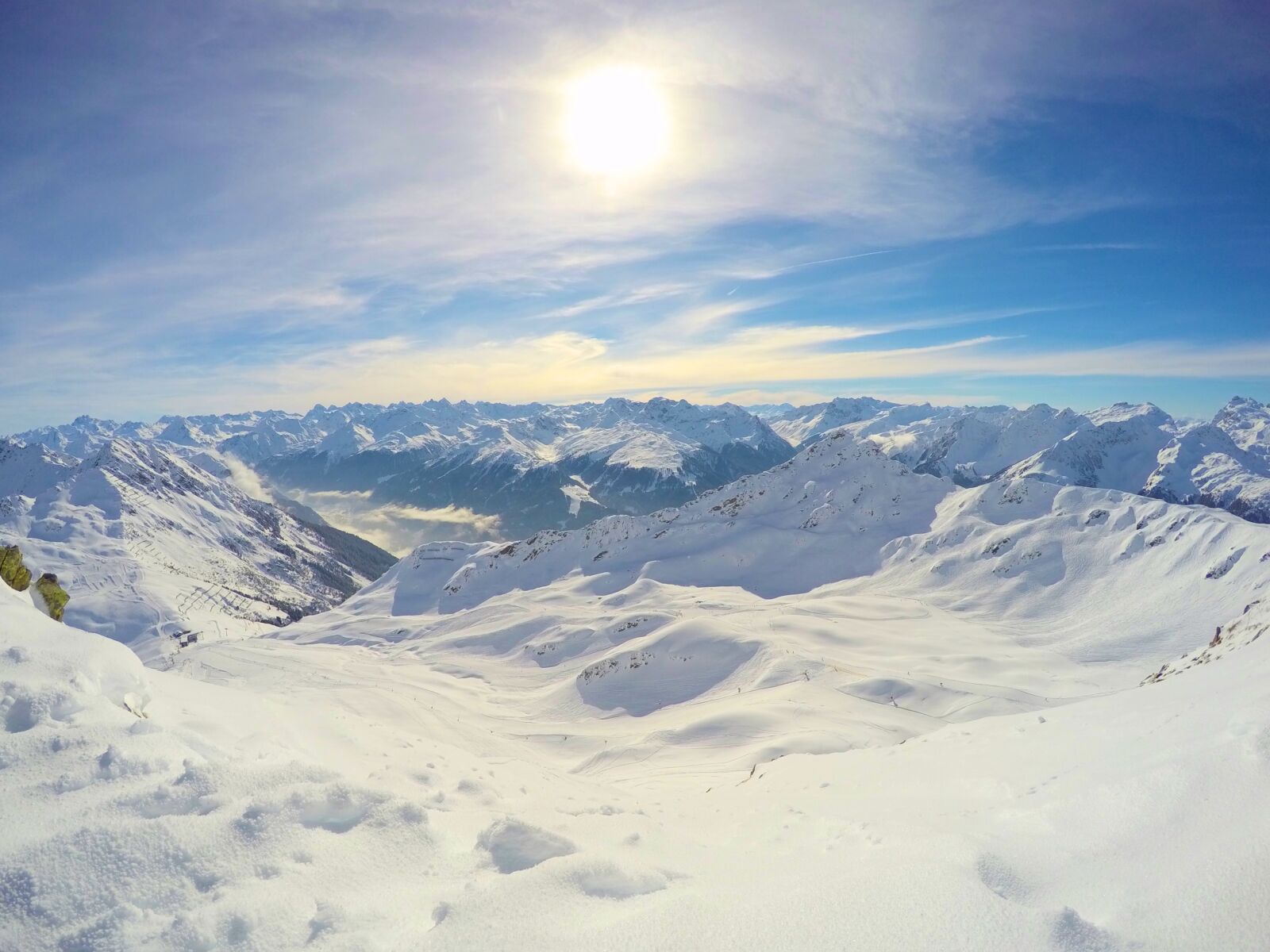 GoPro HERO4 Black sample photo. Snow, capped, mountains photography