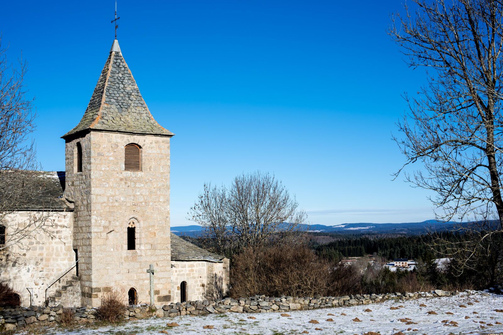 Nikon D750 sample photo. Church, eglise, haute-loire photography
