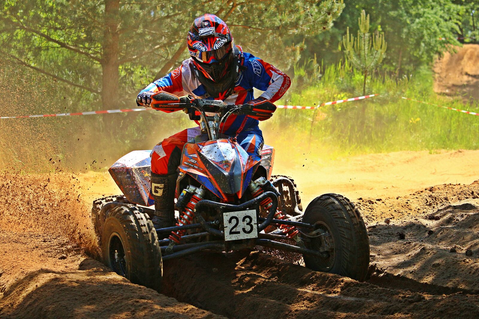 Canon EOS 100D (EOS Rebel SL1 / EOS Kiss X7) sample photo. Motocross, quad, atv photography