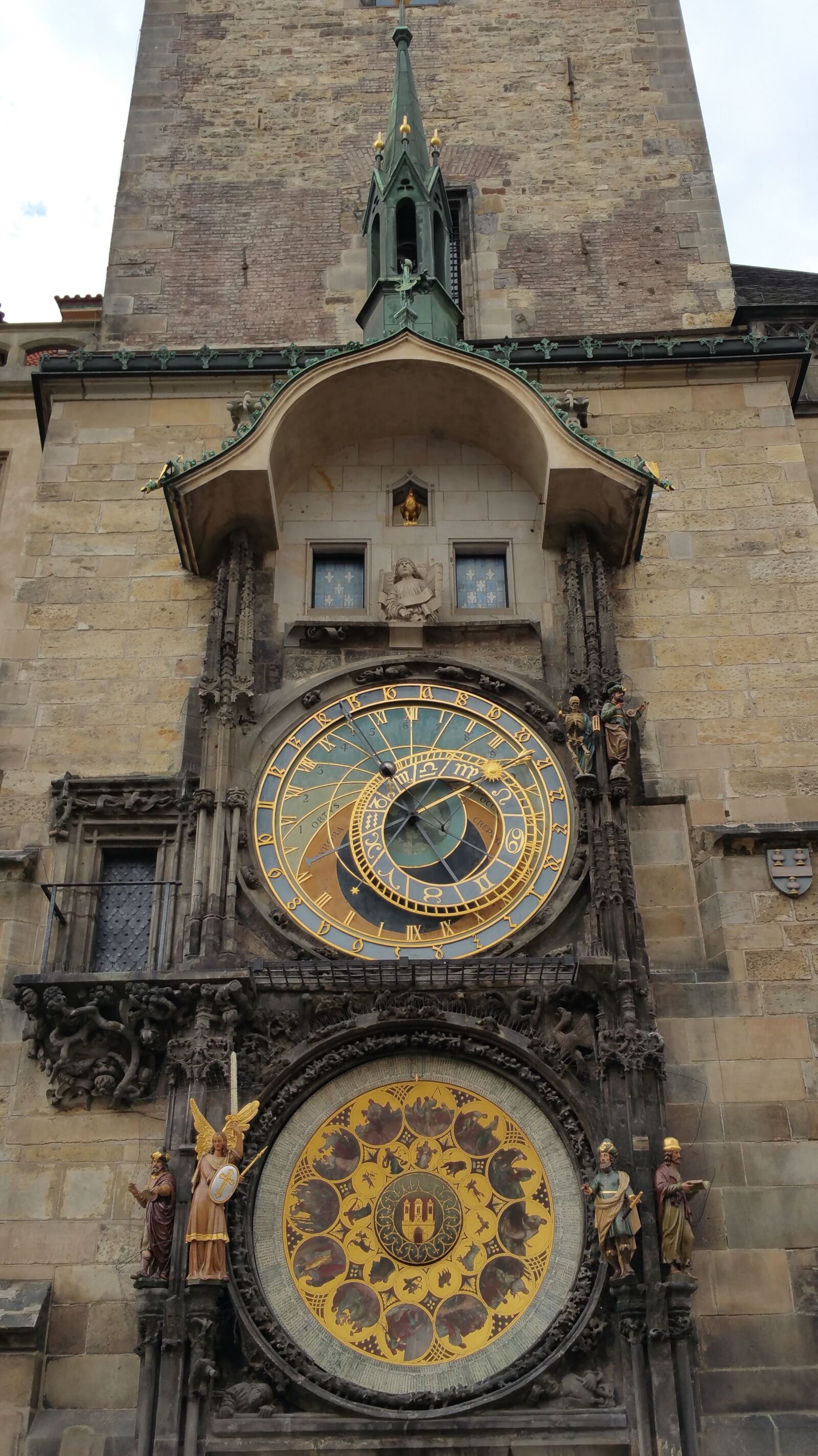 Samsung Galaxy Note4 sample photo. Astronomical clock, town square photography