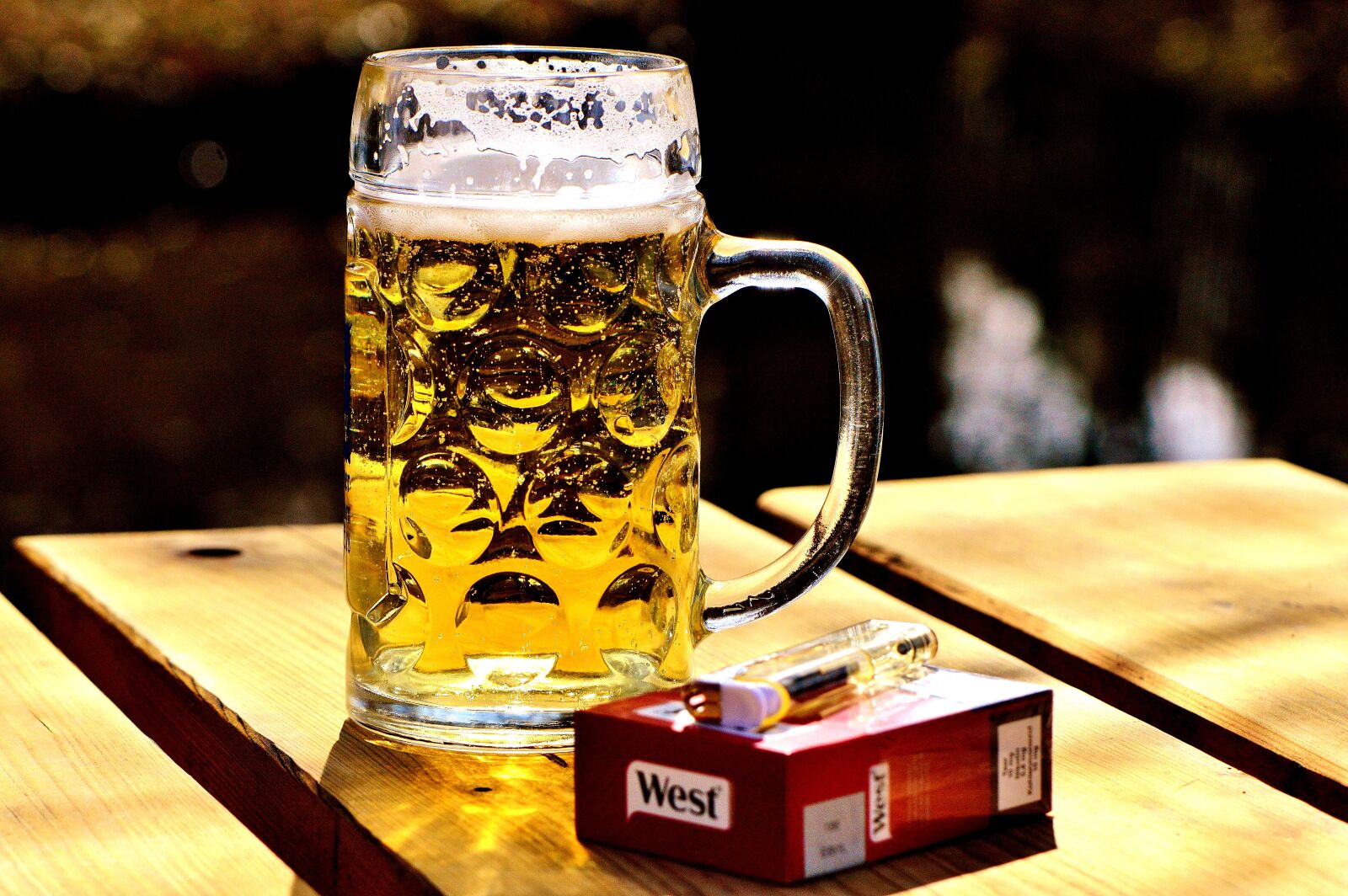 Nikon D3200 sample photo. Beer, mug, refreshment photography