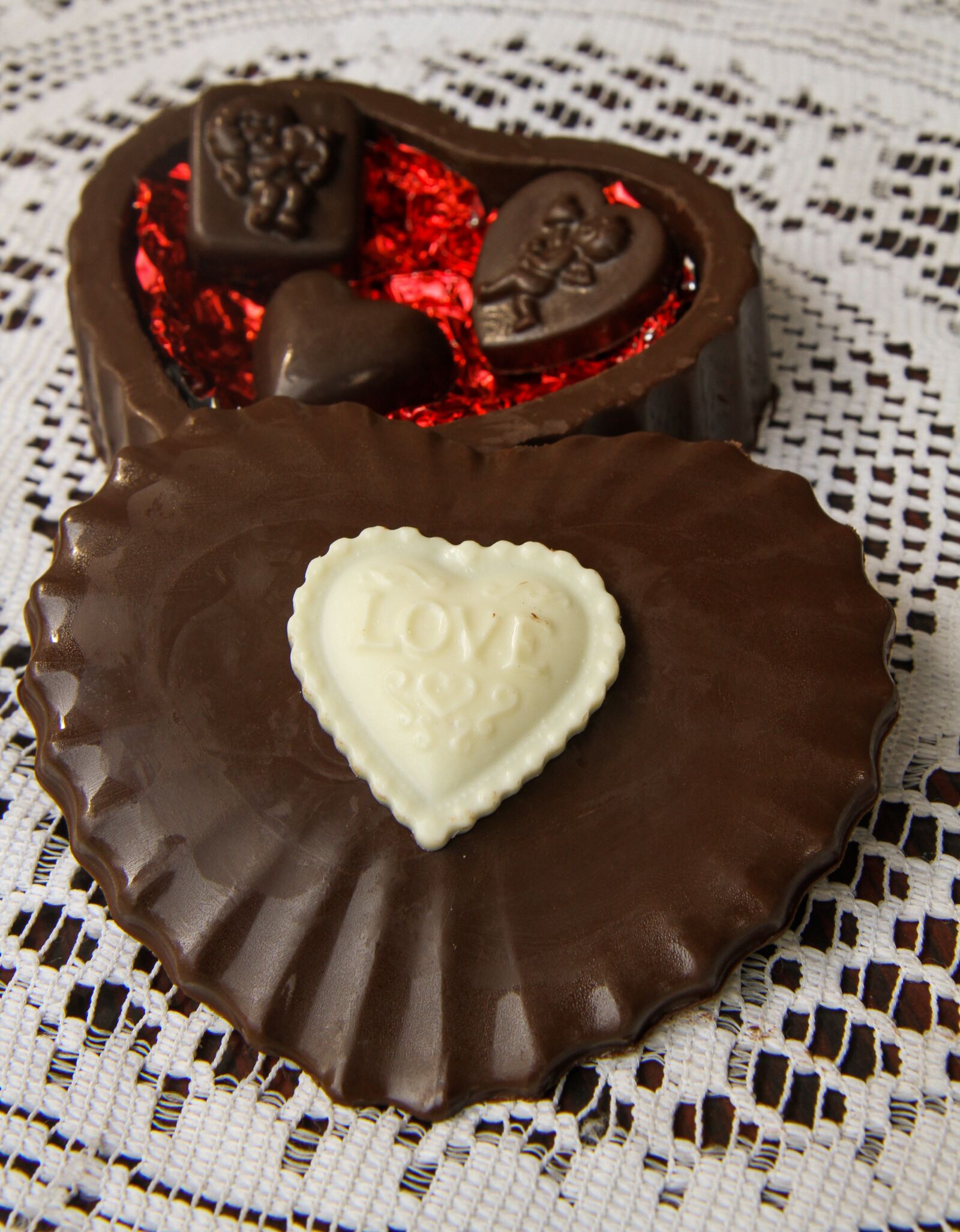 Canon EOS 7D sample photo. Hart, chocolate, love photography