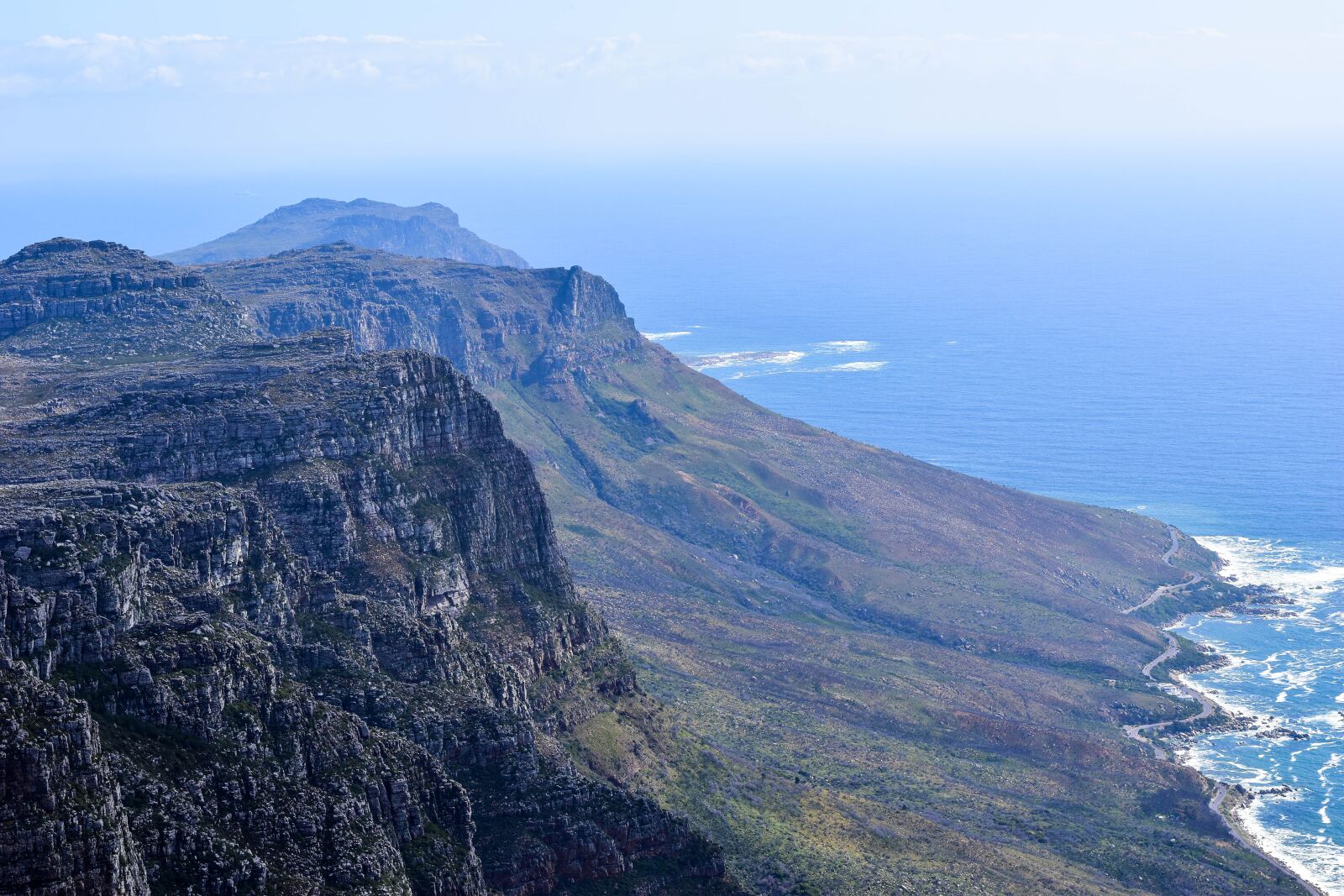 Nikon D5500 sample photo. Aerial from table mountain photography