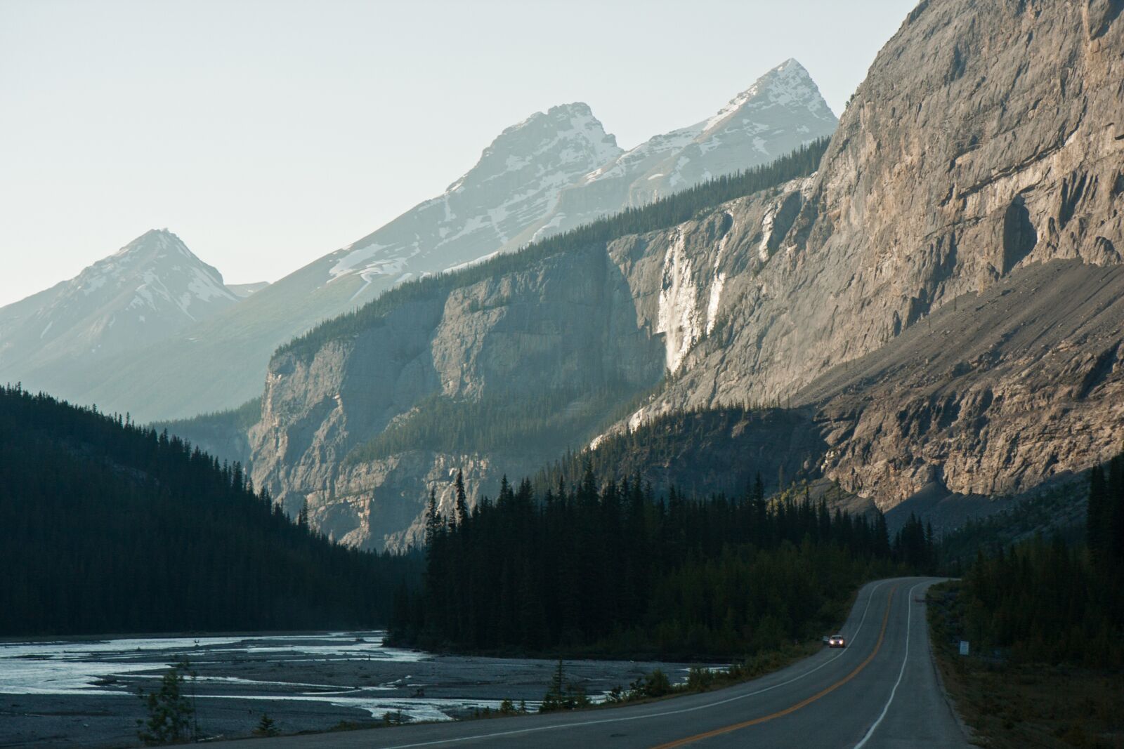 Canon EOS 40D sample photo. Road, mountains, highway photography