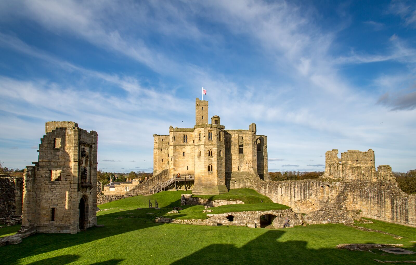 Canon EF 24-105mm F4L IS USM sample photo. Warkworth castle, warkworth, castle photography