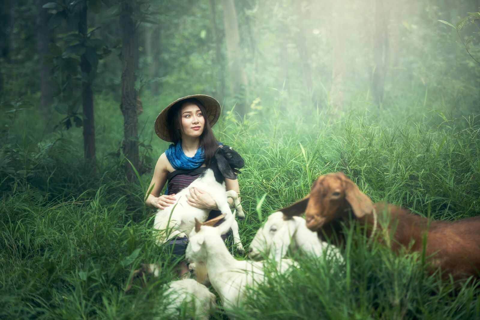 Nikon D810 sample photo. Goat, farm, adult photography