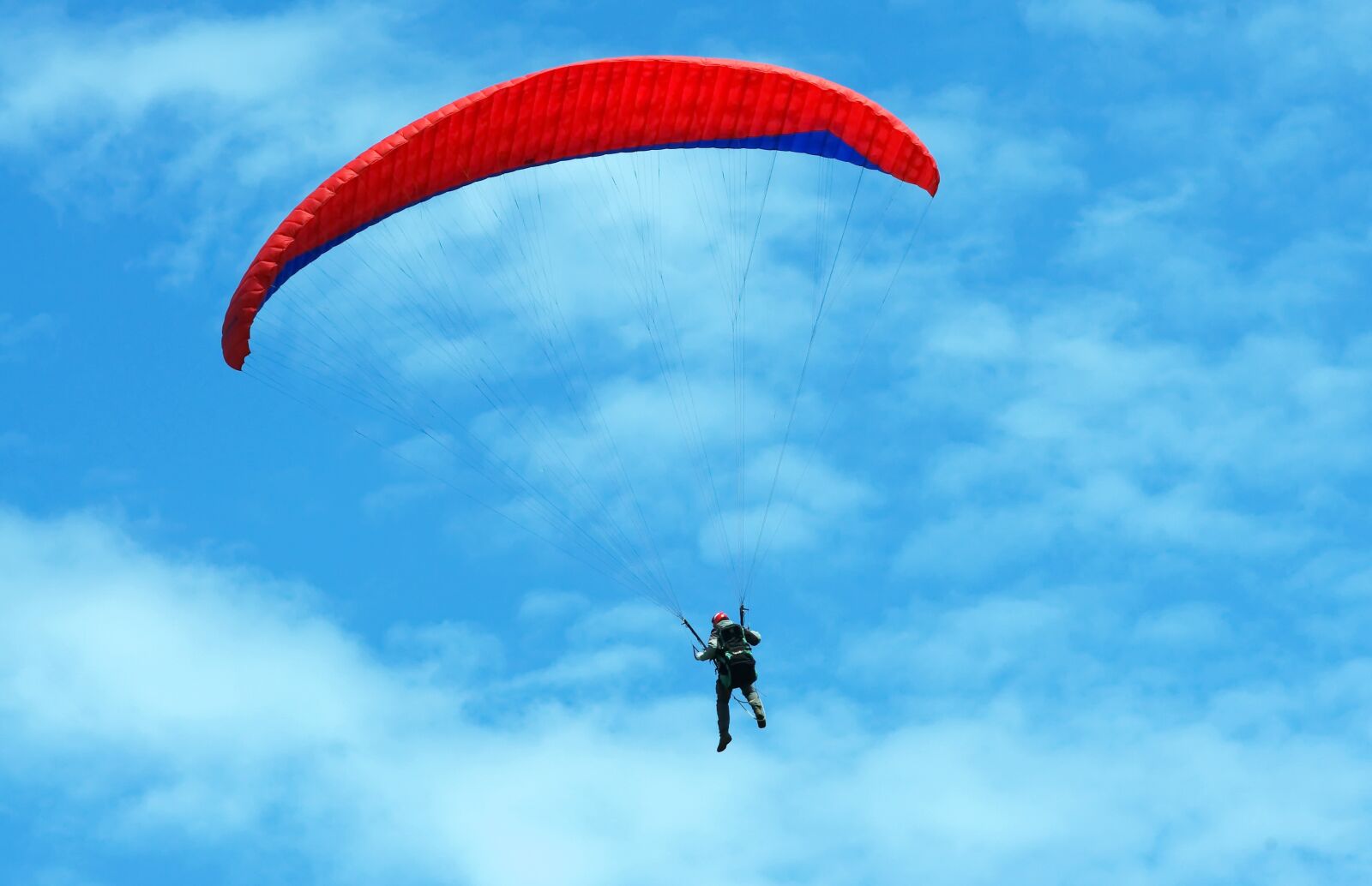 Pentax K-x sample photo. Parachute, parachutist, paraglider photography
