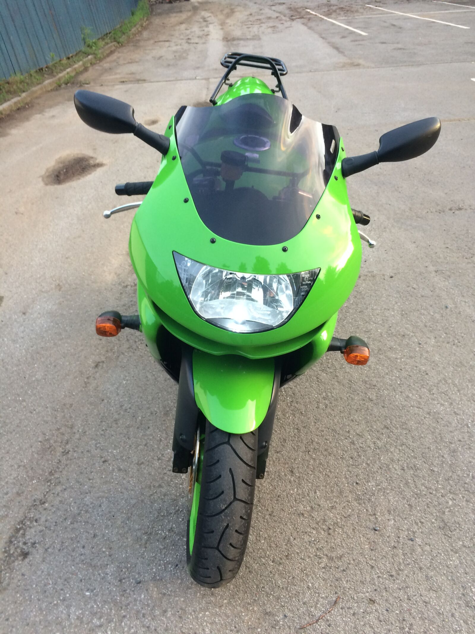 iPhone 5s back camera 4.15mm f/2.2 sample photo. Kawasaki, motorbike, motorcycle photography