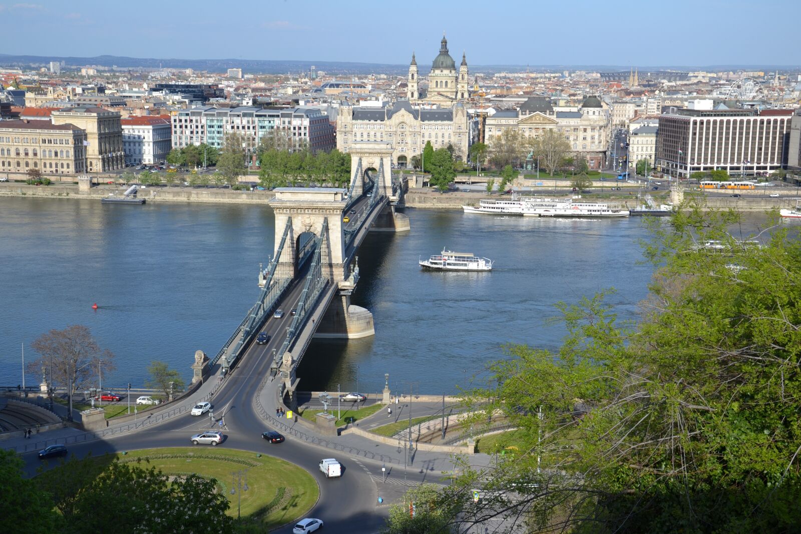 Nikon D3100 sample photo. Chain bridge, danube, budapest photography
