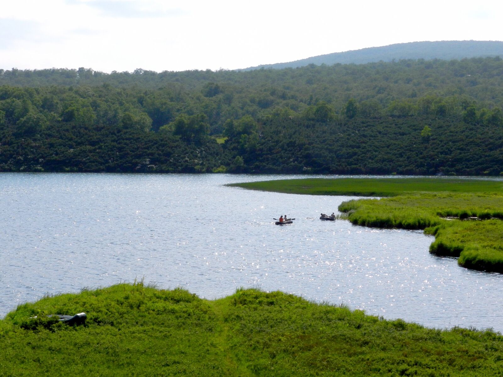 Nikon Coolpix P500 sample photo. Lake, mountains, forest photography