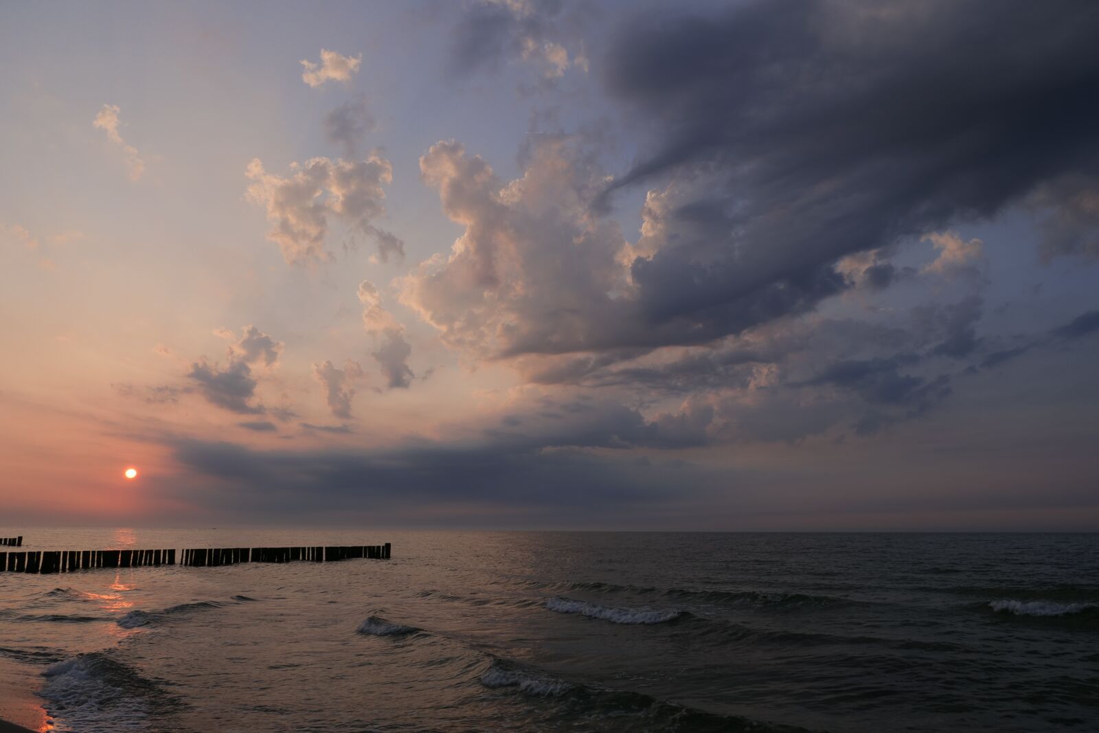 Panasonic Lumix DC-G9 sample photo. Sunset, waters, sea photography