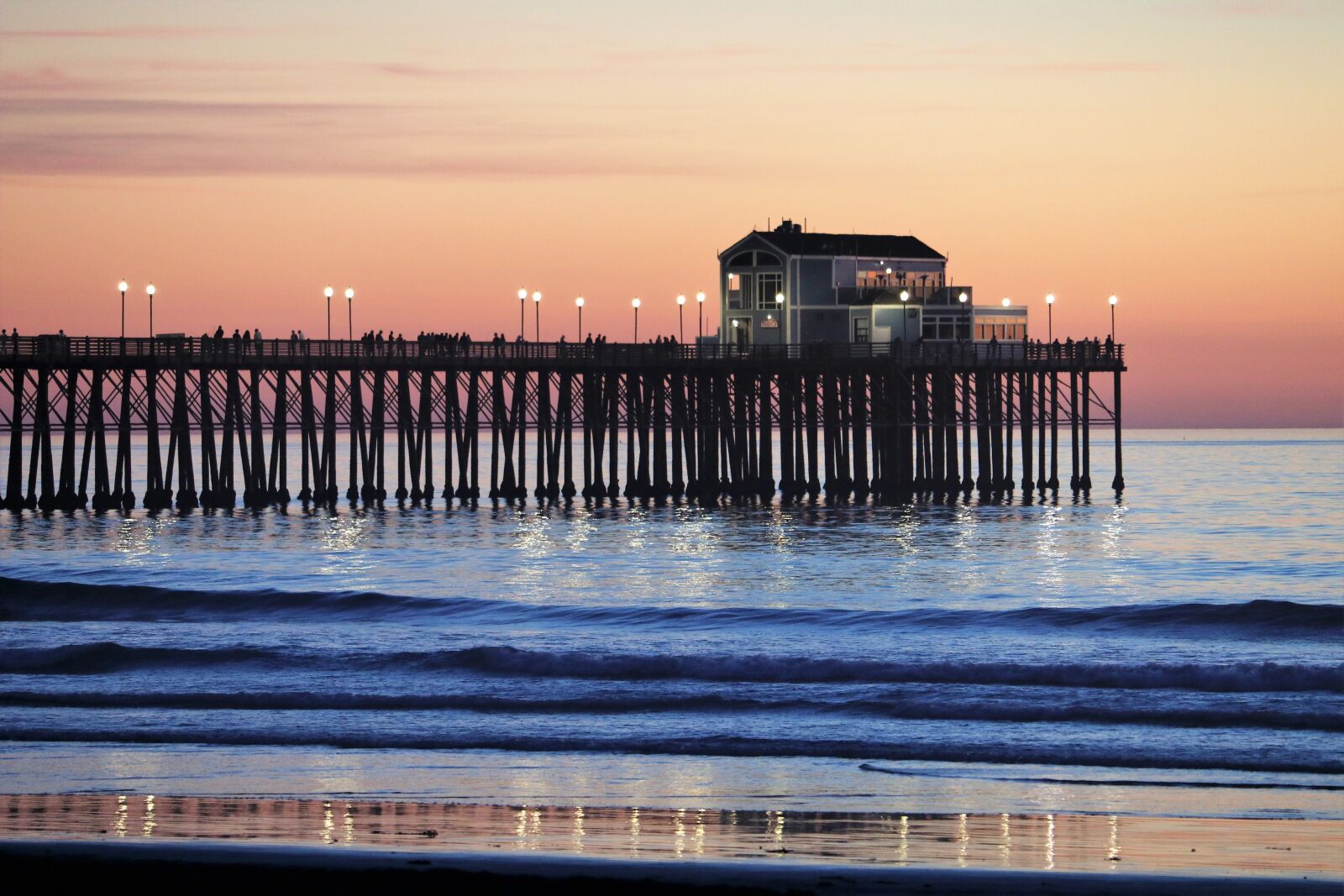 Canon EOS 80D sample photo. Oceanside, san diego, pier photography