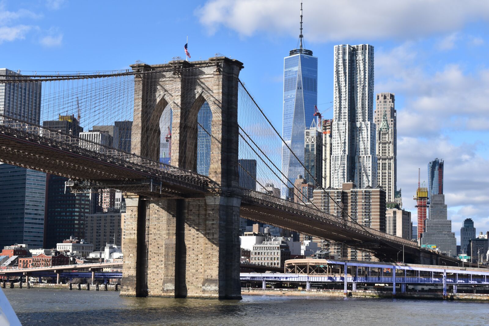 Nikon D5600 sample photo. New york, brooklyn bridge photography