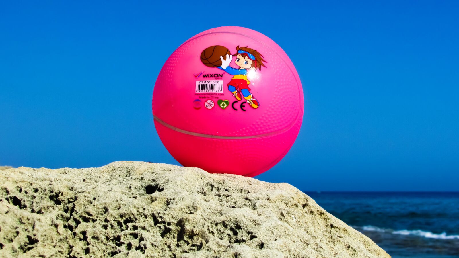 Canon PowerShot SX400 IS sample photo. Ball, pink, cartoon photography