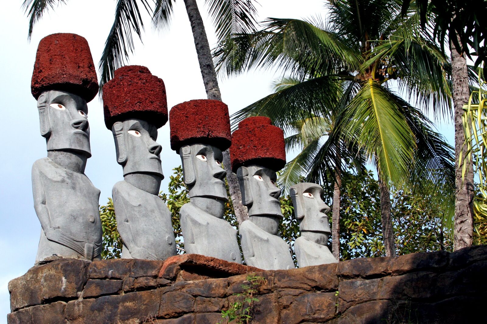 Canon EOS 20D sample photo. Hawaii, statue, oahu photography