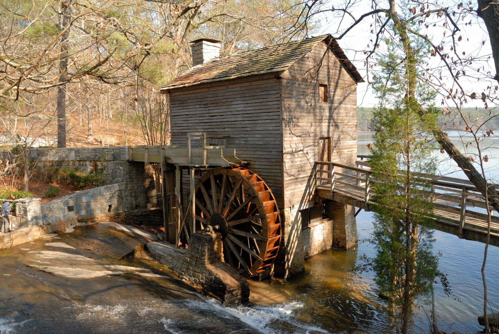 Nikon D200 sample photo. Grist mill, historic, mill photography