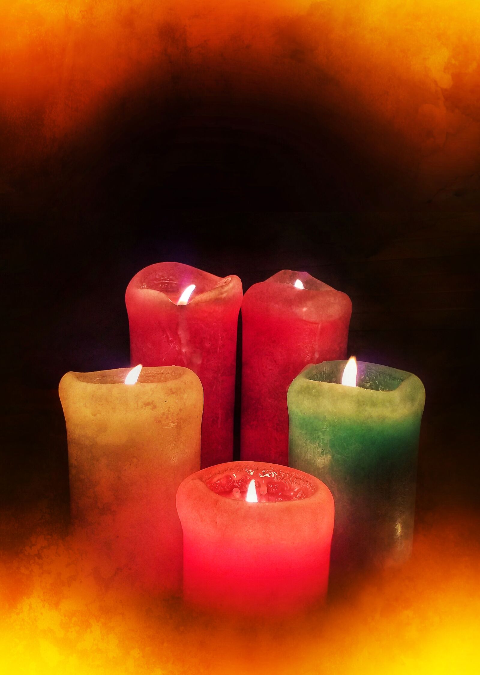 Samsung Galaxy J6+ sample photo. Candlelight, candle, burn photography