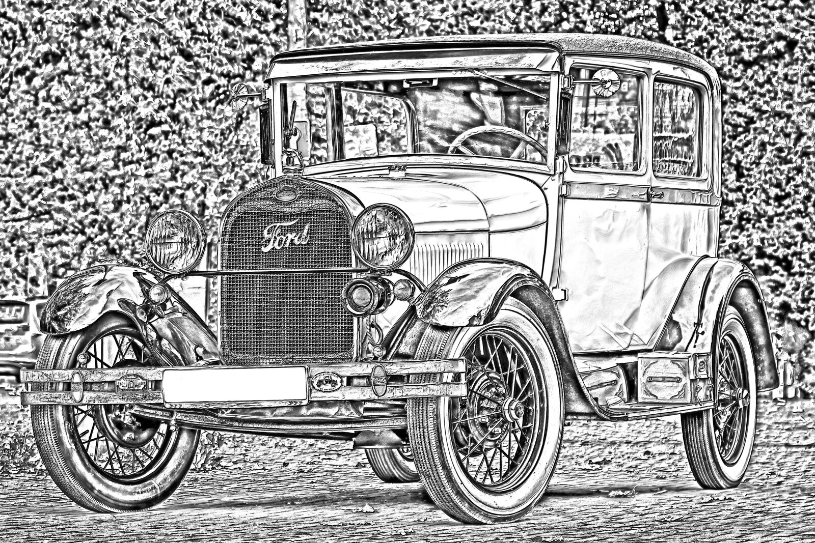 Nikon D3300 sample photo. Sketch, drawing, oldtimer photography