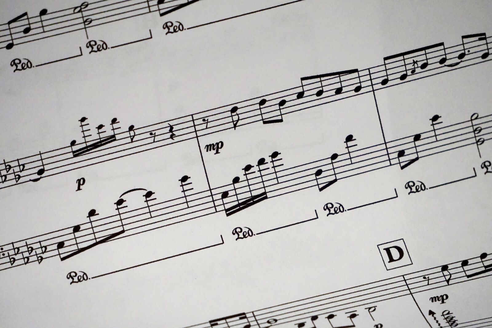 Sony E 55-210mm F4.5-6.3 OSS sample photo. Music, notenblatt, sheet music photography