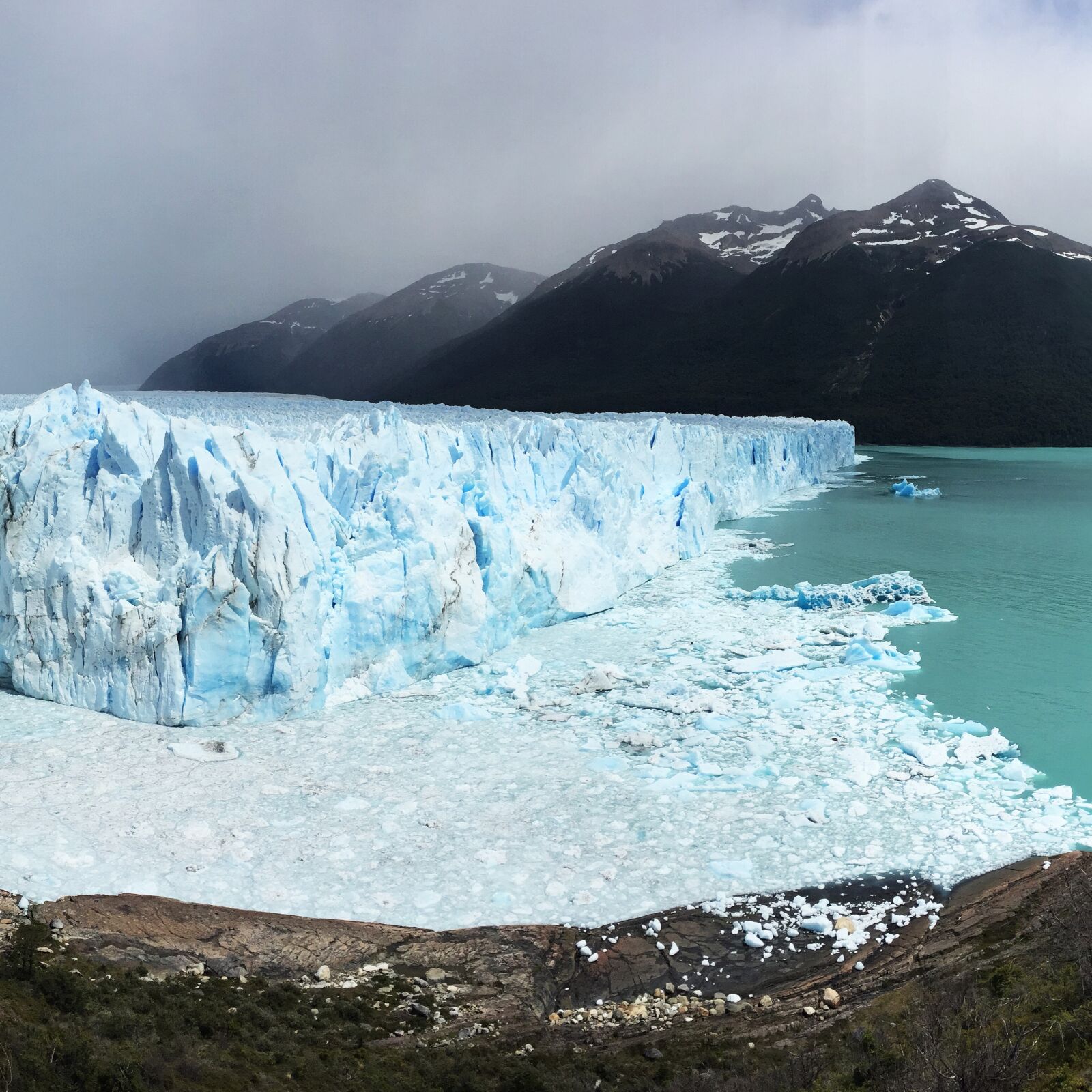 iPhone 6 back camera 4.15mm f/2.2 sample photo. Glacier, lake, sky photography