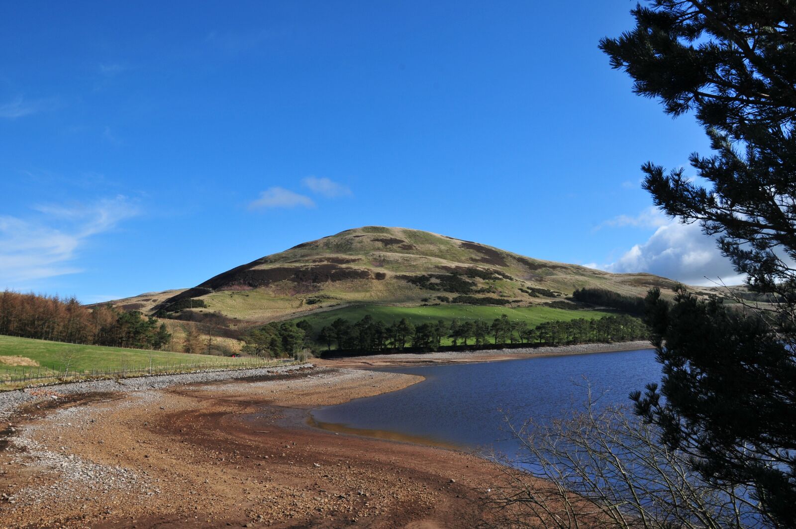 Nikon D300 sample photo. Lake, hills, landscape photography