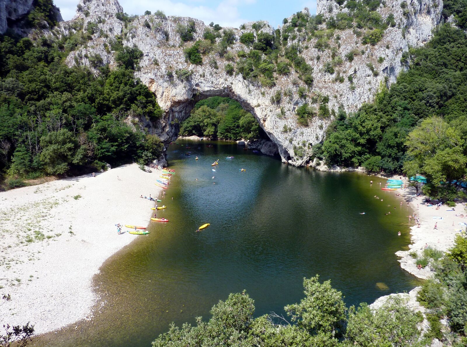 Panasonic DMC-TZ7 sample photo. Ardèche, france, river photography