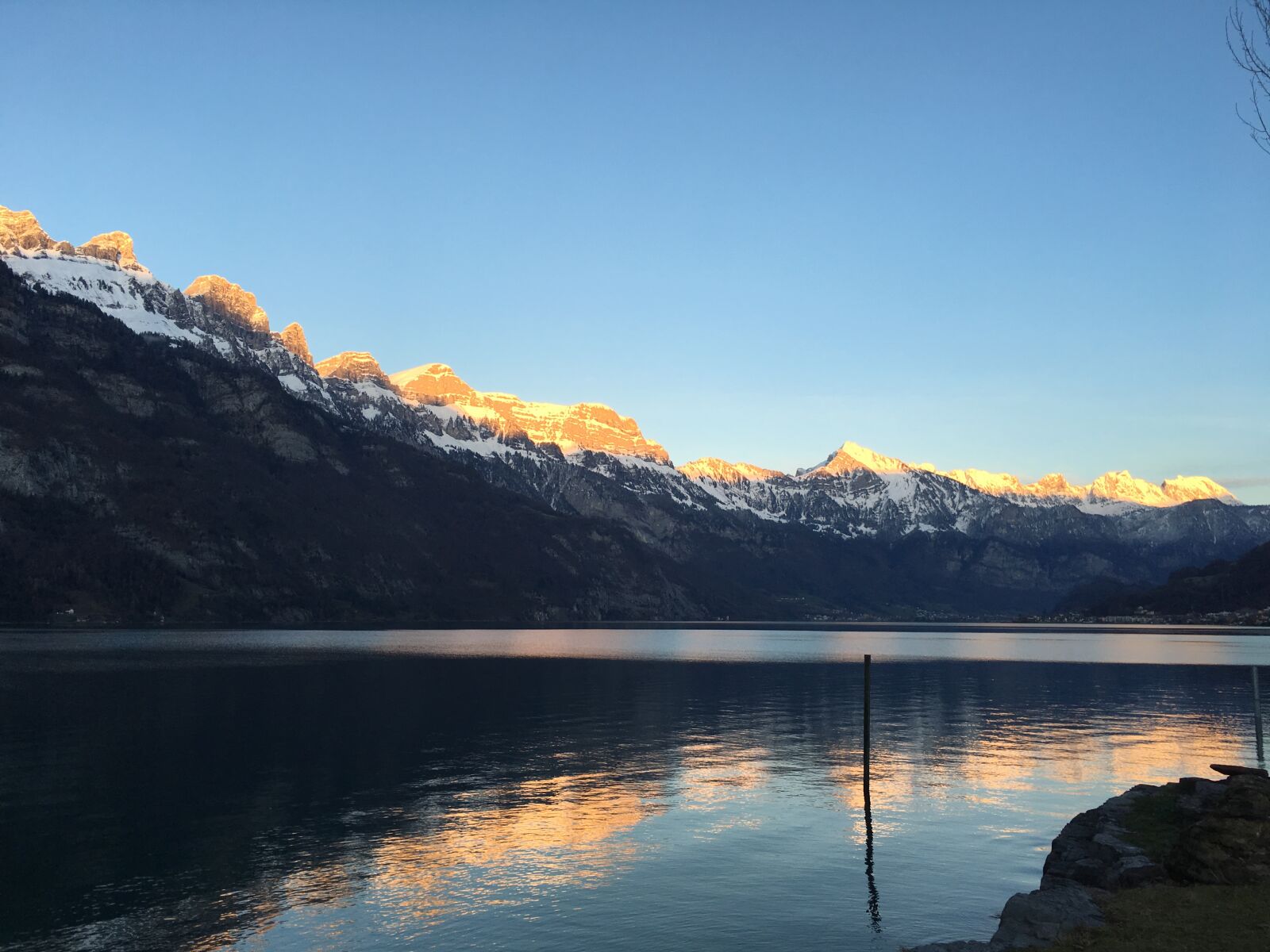 Apple iPhone 6s Plus sample photo. Lake walen, switzerland, lake photography