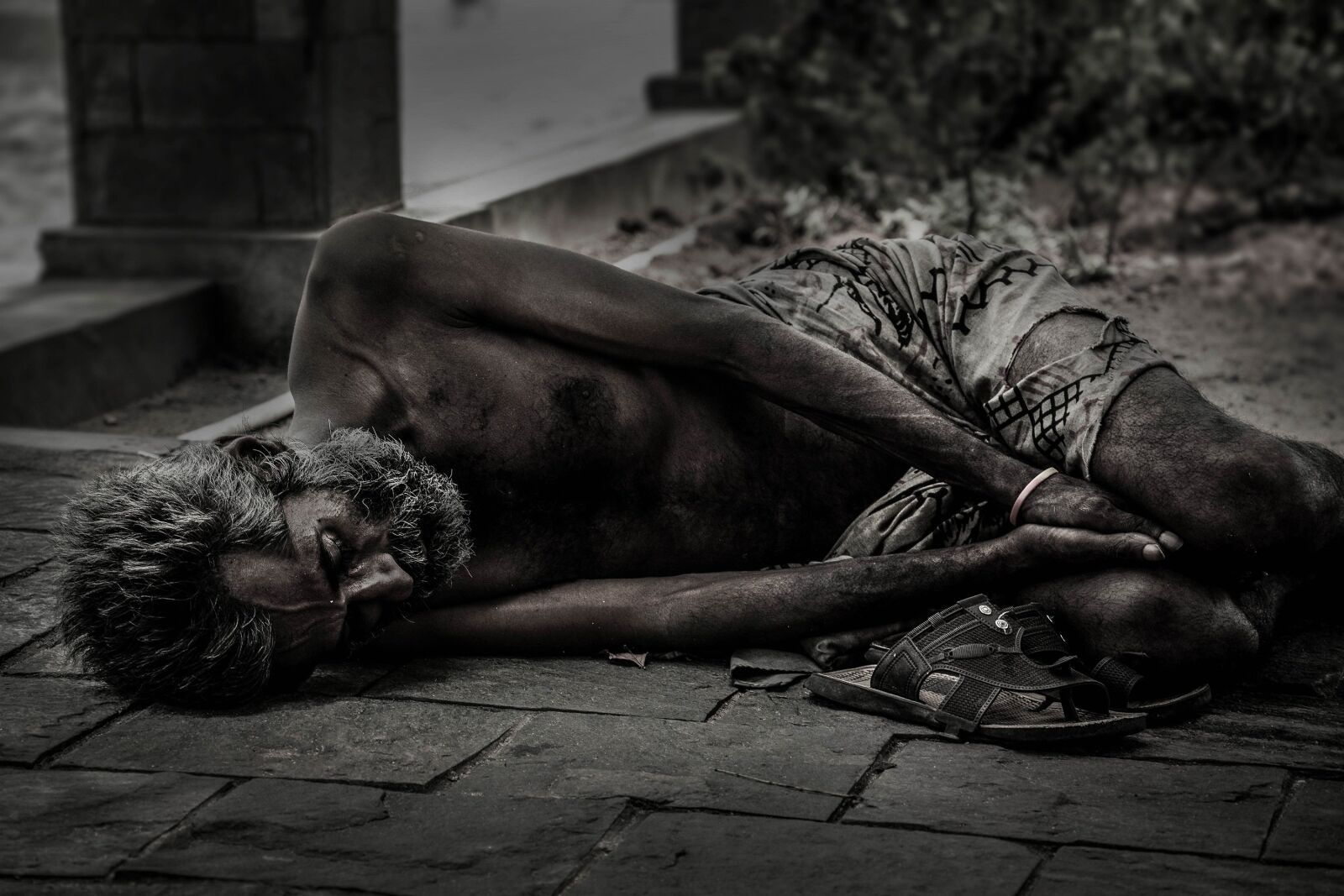 Nikon D7100 sample photo. People, homeless, male photography