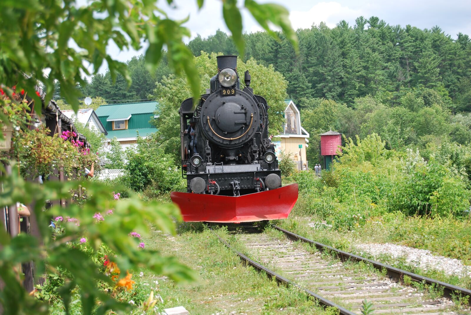 Nikon D60 sample photo. Train, steam train, former photography