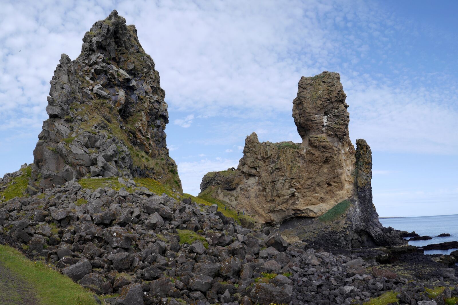 Panasonic Lumix DMC-G6 sample photo. Sea, the sky, rocks photography