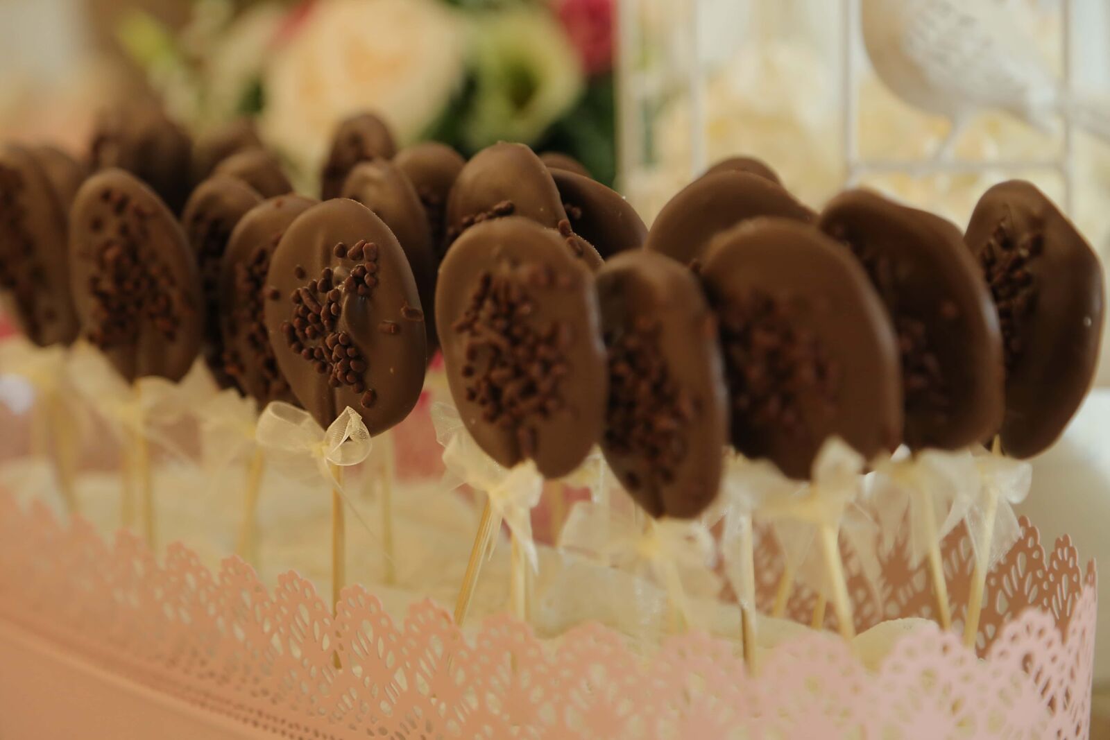 Canon EF 24-105mm F4L IS USM sample photo. Lollipop, chocolate, confectionery, homemade photography