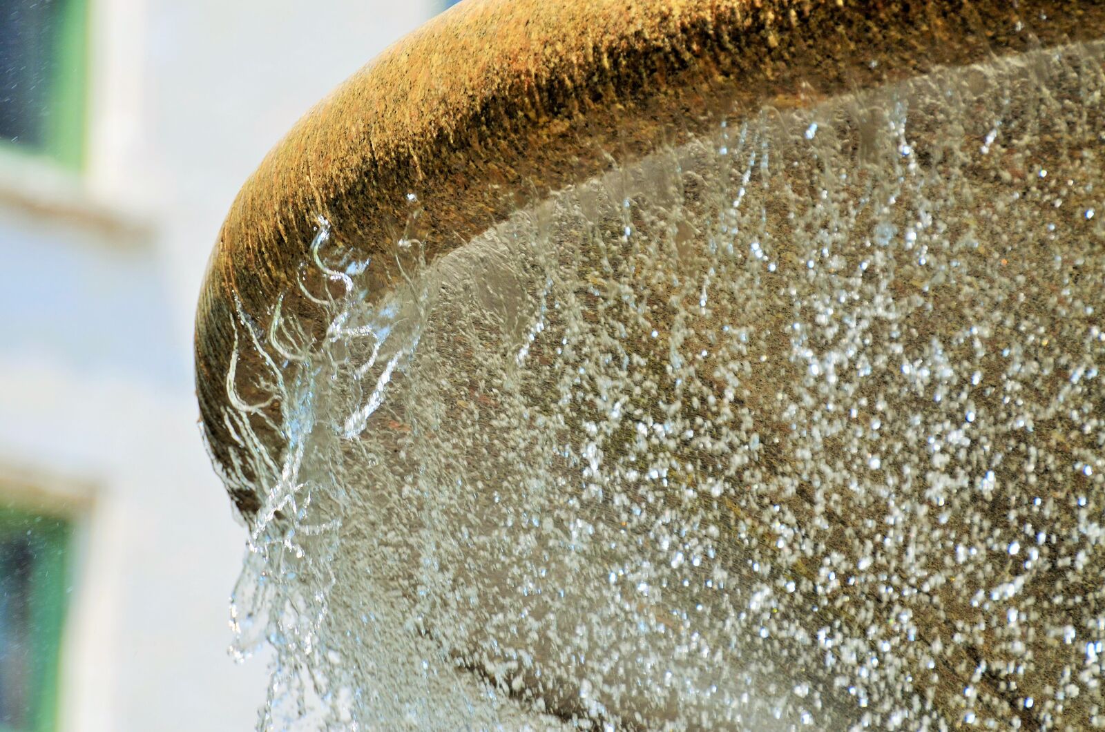 Nikon D5100 sample photo. Drop water, fountain, water photography