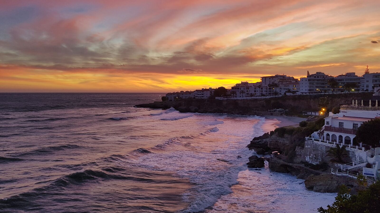 Samsung Galaxy S7 sample photo. Sunset, sea, ocean photography