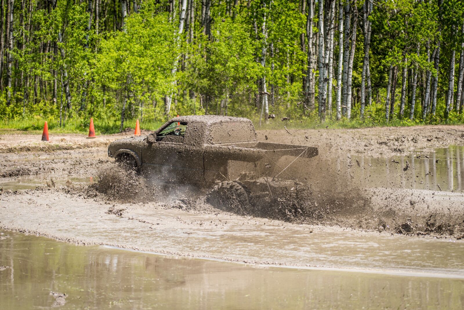 Nikon D810 sample photo. Mud bog, truck, dirty photography