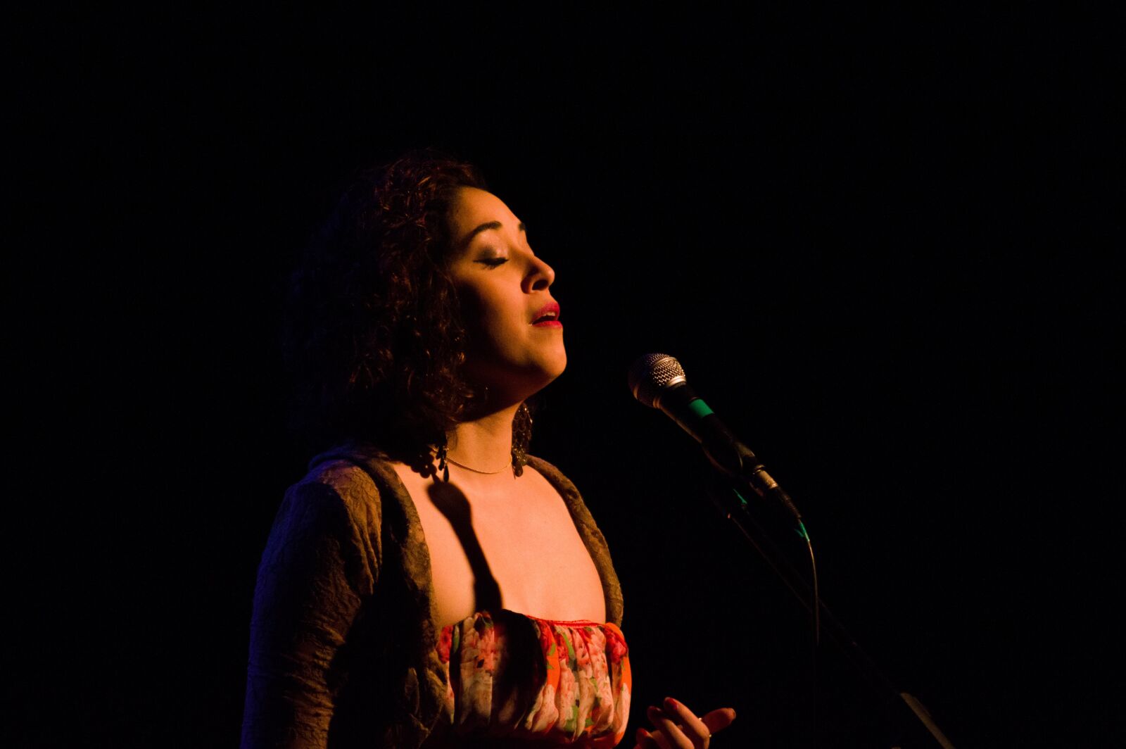 Nikon D3200 sample photo. Singer, women, soloist photography