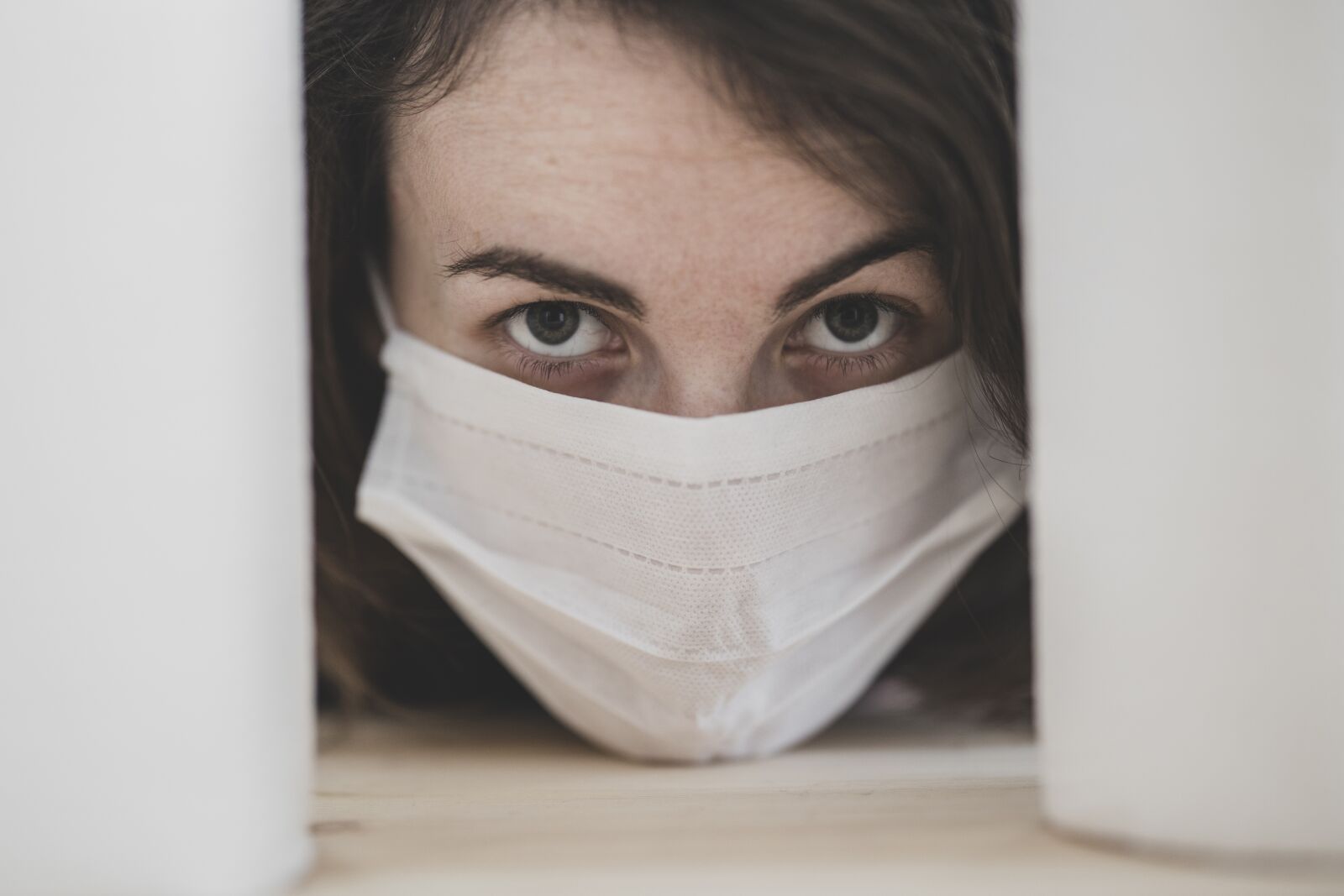 Canon EOS R + Canon RF 85mm F1.2L USM sample photo. Coronavirus, mask, portrait photography