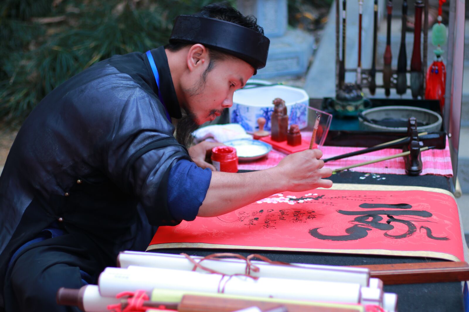 Canon EOS 80D sample photo. Calligraphy master, calligraphy, writing photography