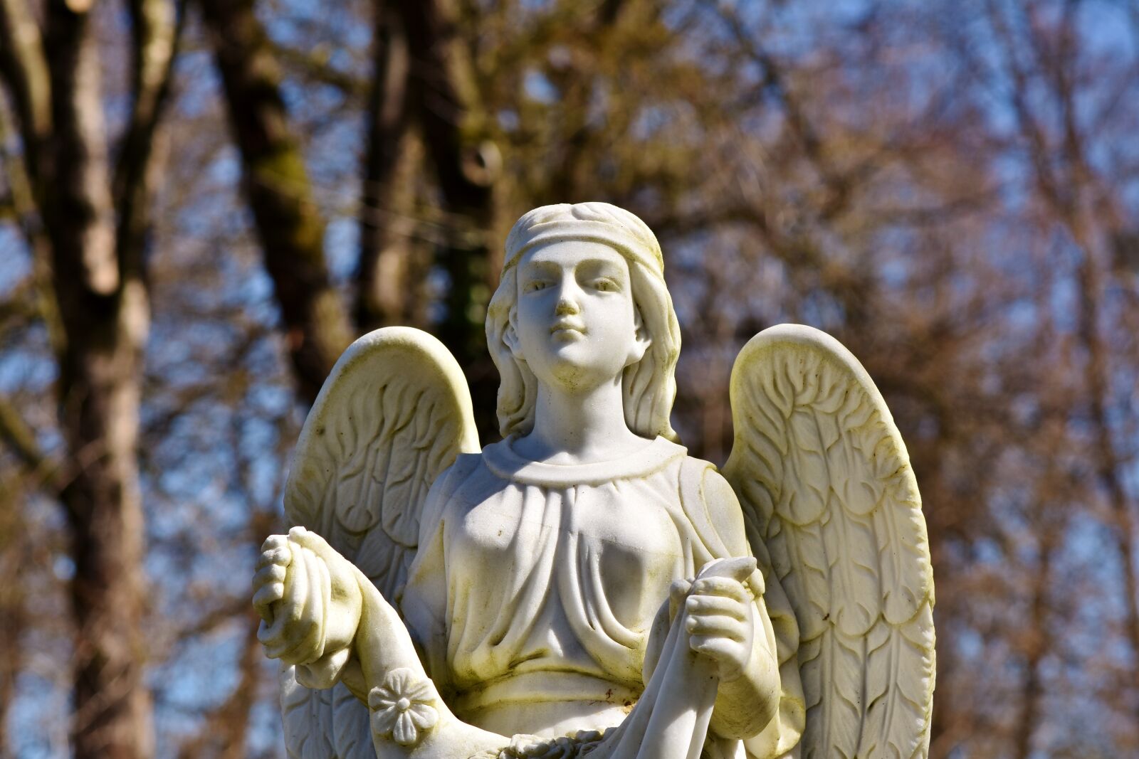 Nikon D7200 sample photo. Angel, angel figure, sculpture photography