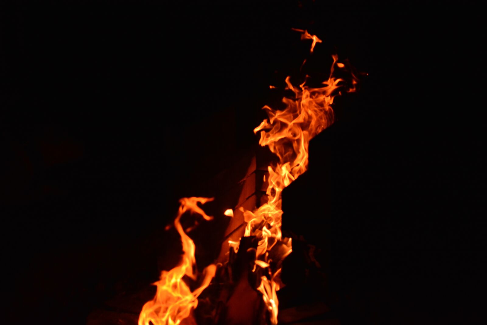 Nikon D5200 sample photo. Fire, black, flame photography