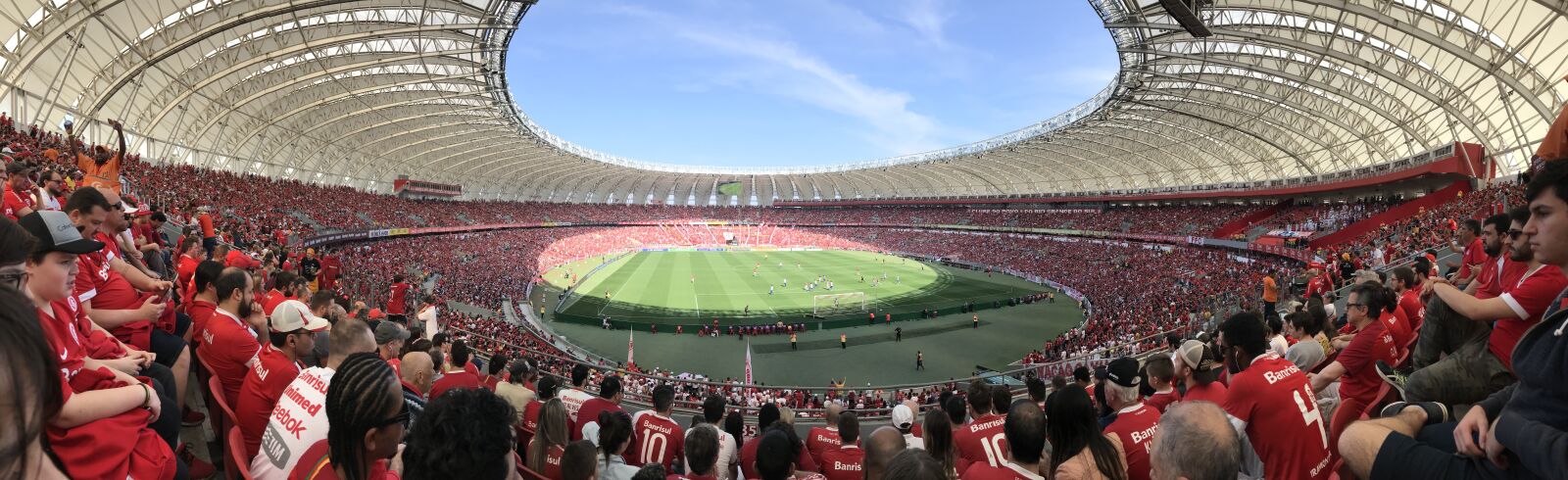 Apple iPhone 7 sample photo. Stadium, crowded, football photography