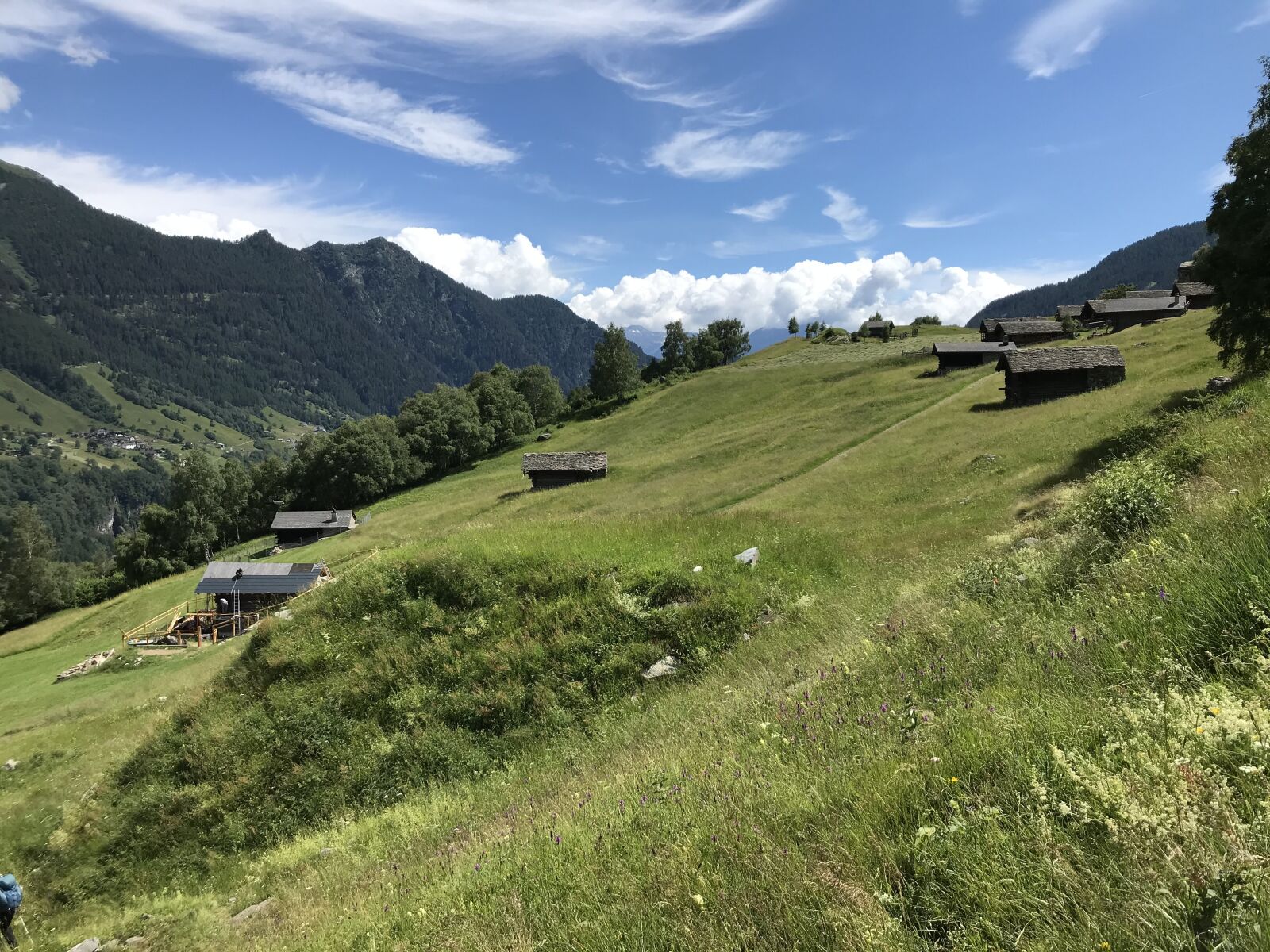 iPhone 7 back camera 3.99mm f/1.8 sample photo. Towards landarenca, alpine route photography