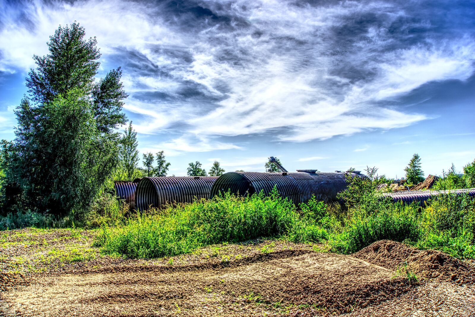 Sony a6000 sample photo. Kieswerk, open pit mining photography