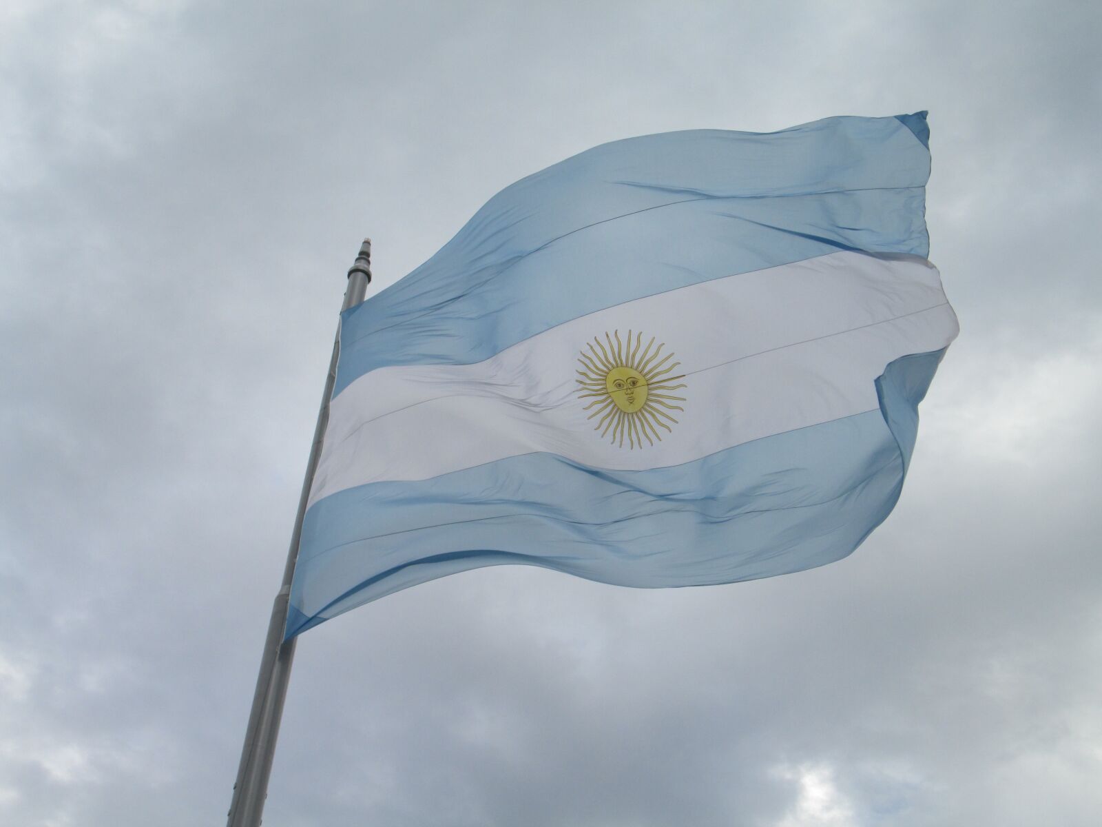 Canon PowerShot A810 sample photo. Argentina, flag, buenos aires photography