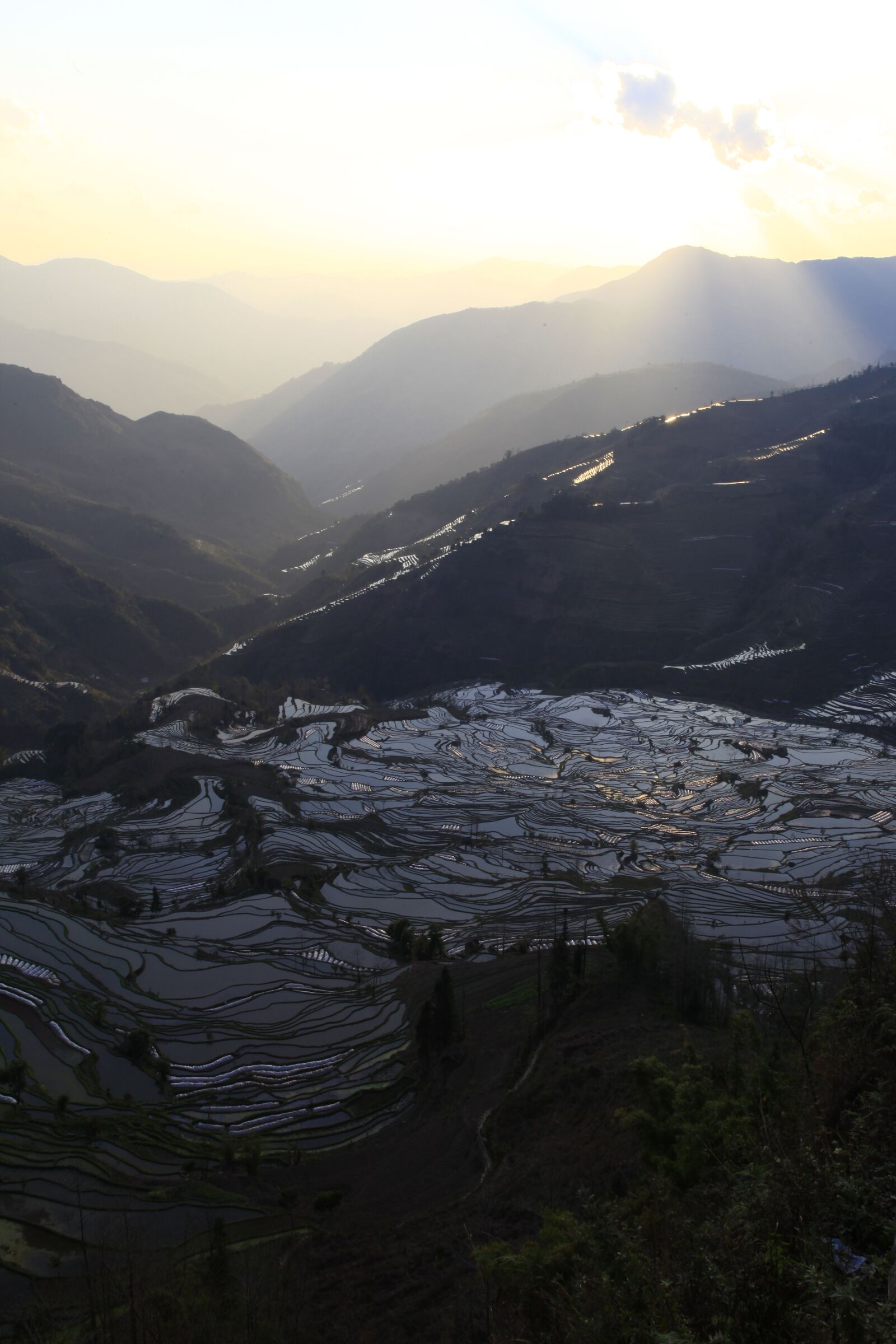 Canon EOS 5D Mark II sample photo. Sunrise, the dawn, mountain photography
