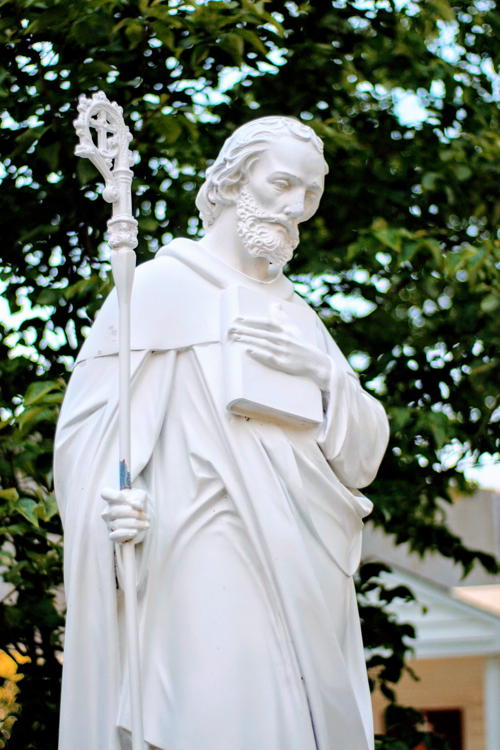 Canon EOS 700D (EOS Rebel T5i / EOS Kiss X7i) sample photo. Saint benedict, statue, catholic photography