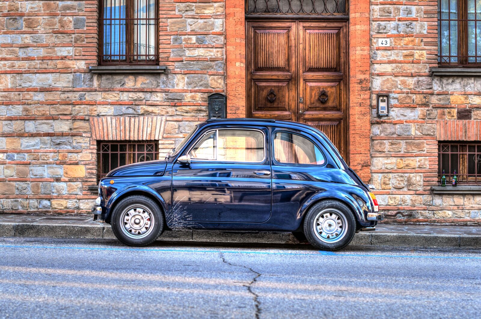 Nikon D600 sample photo. Mini, car, italy photography