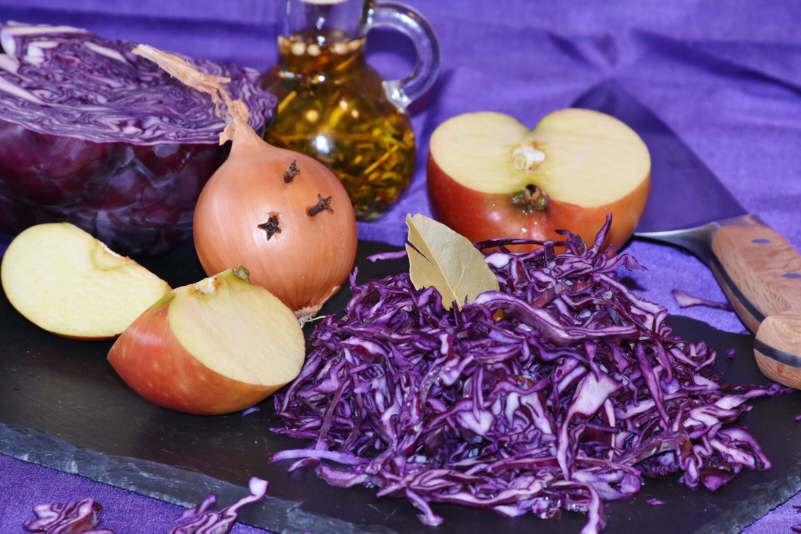 Nikon D7200 sample photo. Red cabbage, raw, eat photography