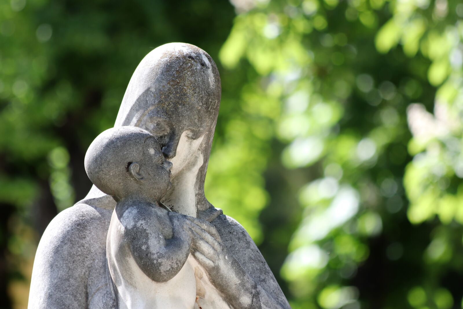Canon EOS 200D (EOS Rebel SL2 / EOS Kiss X9) sample photo. Statue, sculpture, mary and photography