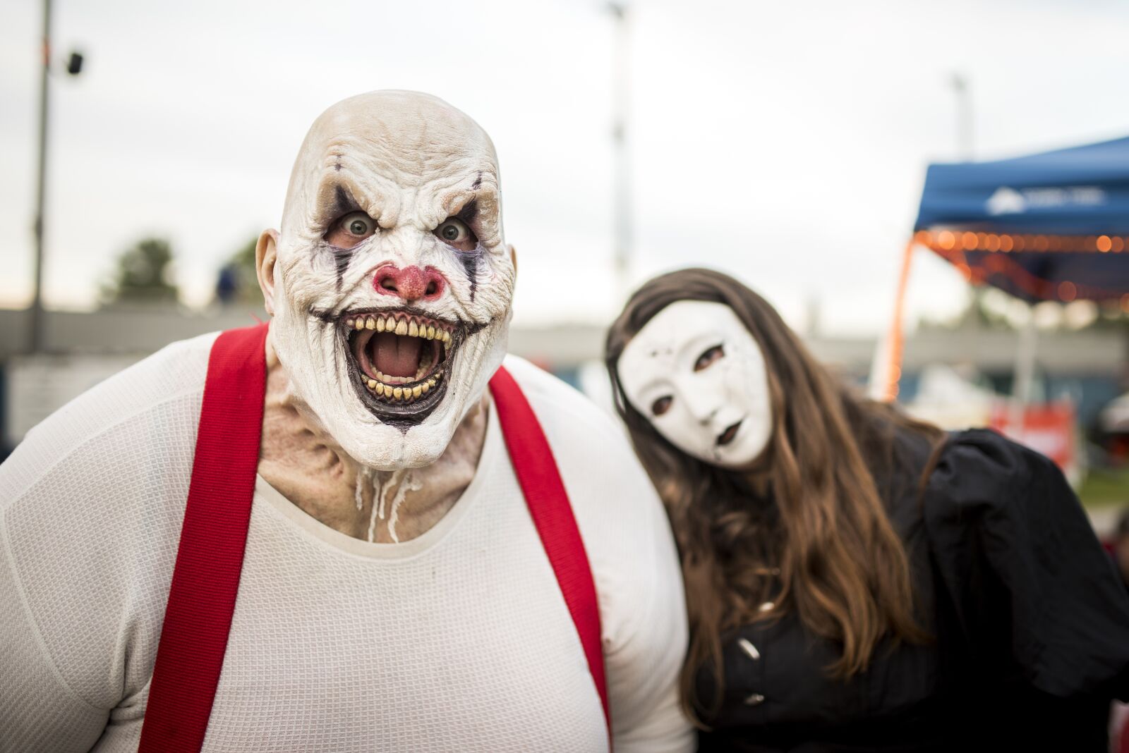 Nikon D810 sample photo. Clown, halloween, creepy photography